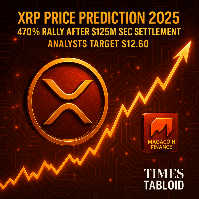 리플 XRP, SEC 합의 후 470% 반등 전망
