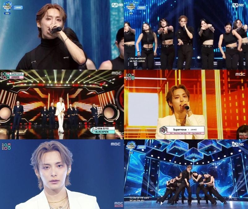 “준희, ‘Supernova’서 폭발한 라이브 카리스마→첫 주 음악 방송 무대 열광”