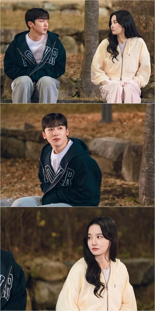 “한밤 달빛 아래 눈맞춤”…‘트라이’ 김요한∙박정연, 시너지 커플→설렘 지수 폭발 / SBS