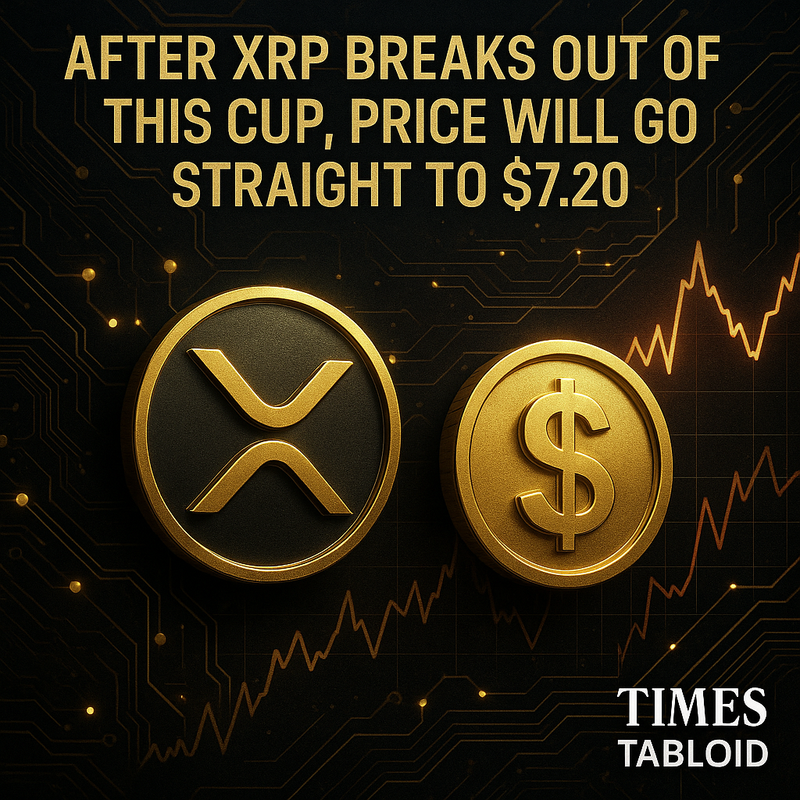 리플 XRP, 컵 패턴 돌파 시 7.20달러 전망
