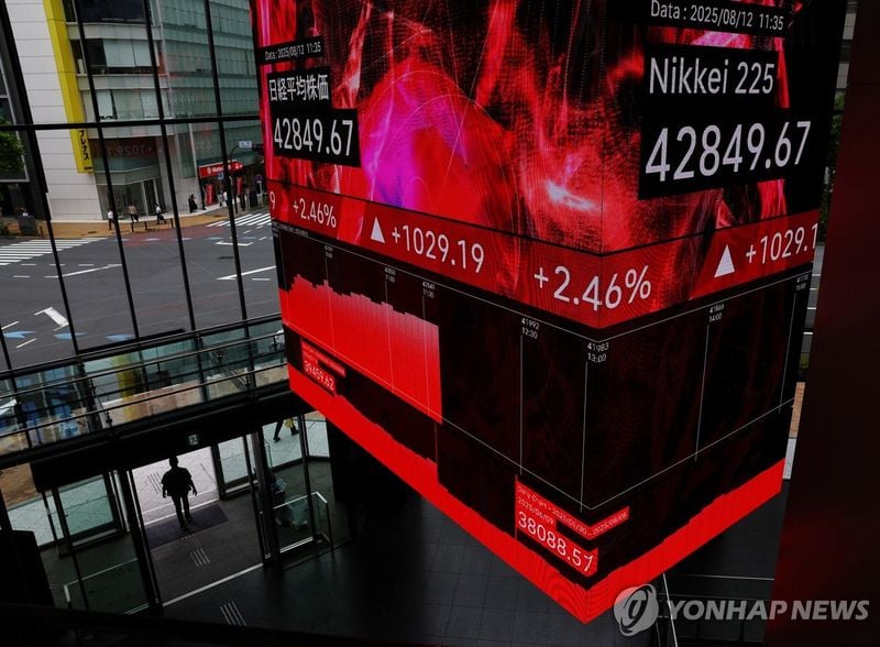 일본 ‘닛케이지수’ 0.8% 상승…역대 최고치 경신