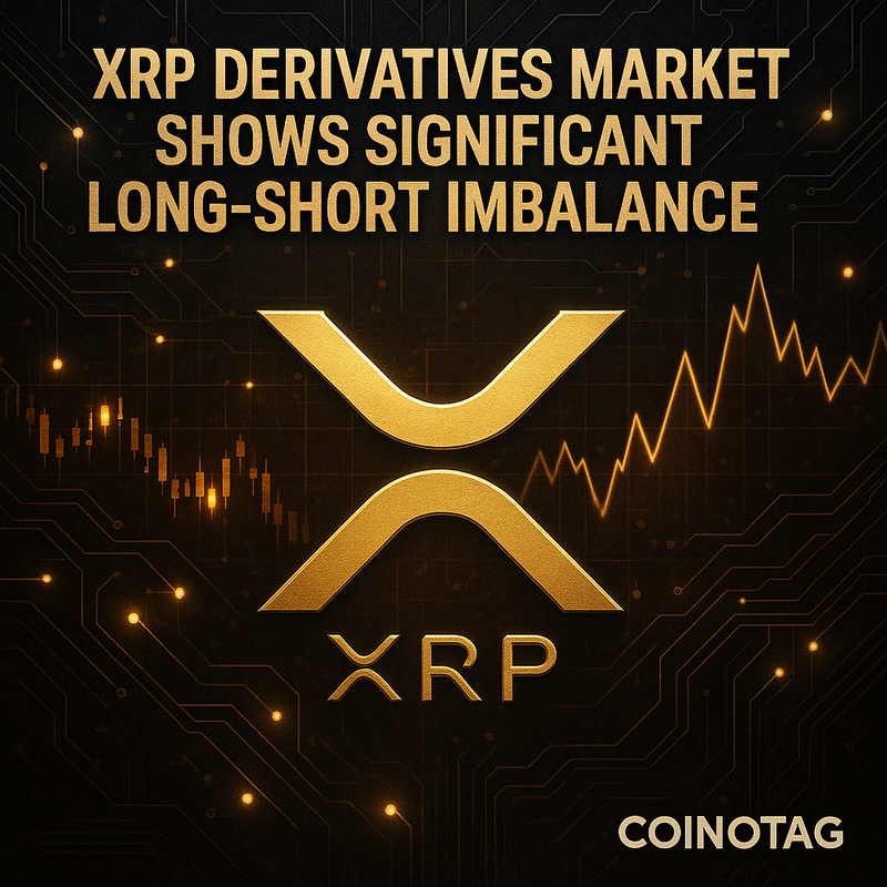리플 XRP 파생상품 시장, 롱숏 불균형 심화