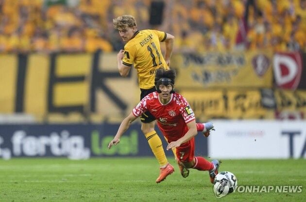 “마스크 착용 후 투혼”…이재성 15분 투입, 마인츠 DFB포칼 2R 진출 / 연합뉴스