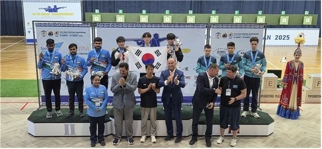 “단체전 금메달 획득”…한국 사격, 아시아선수권 첫날 금·은·동 수확 / 연합뉴스