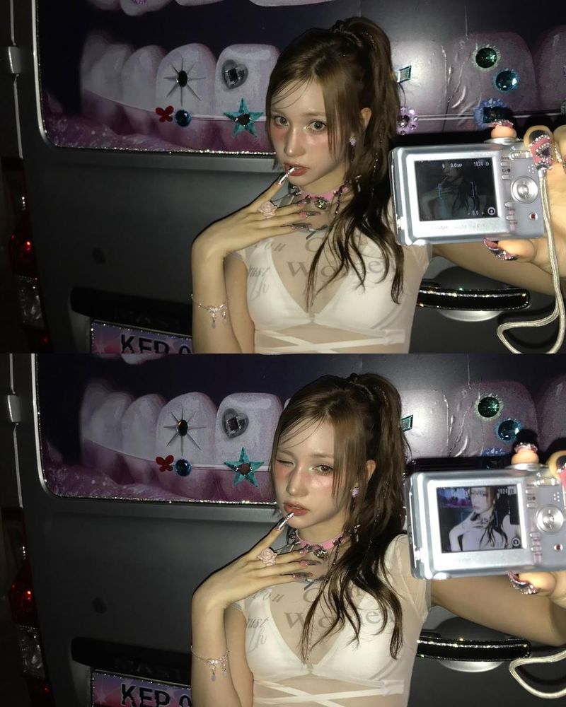 “Let me see you poppin”…휴닝바히에, 몽환 분위기→펑키 도발 / 걸그룹 케플러 휴닝바히에 인스타그램