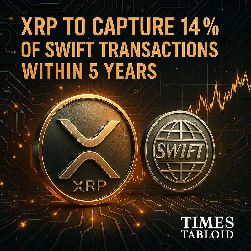 리플 CEO “향후 5년 내 SWIFT 14% 점유”