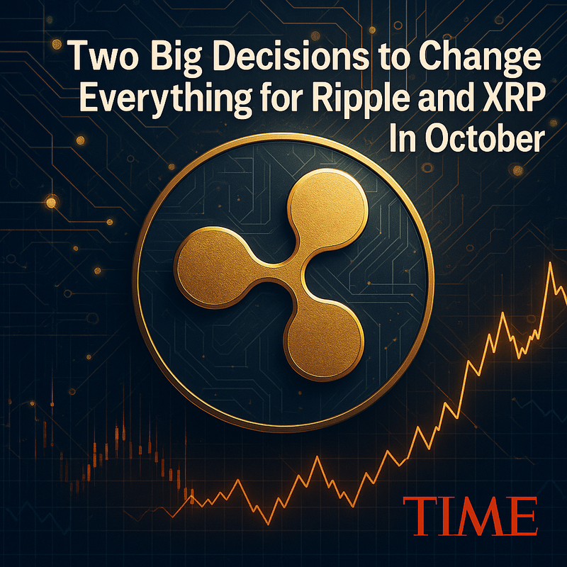 리플 XRP, 10월 운명의 분수령 다가온다