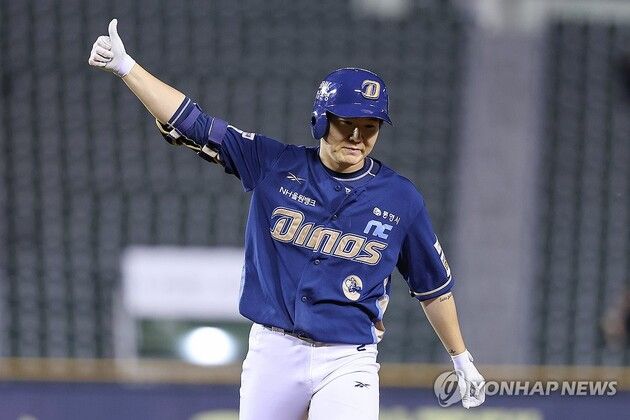 “득점권 타율 0.441”…박민우, 21세기 최고 기록 도전 / 연합뉴스