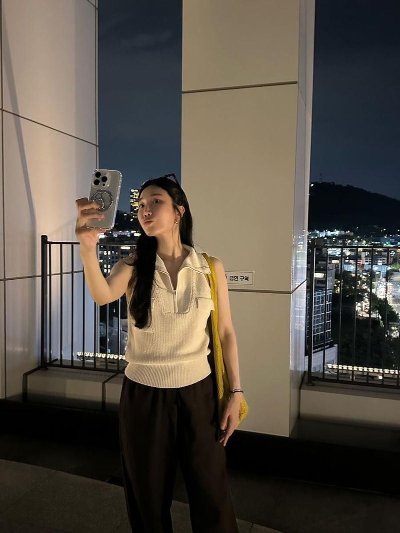 “여름밤 바람처럼”…이해리, 한낮 잊은 여운→도시 감성 증폭 / 다비치 이해리 인스타그램
