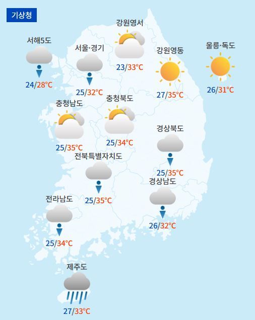 전국날씨예보 / 케이웨더