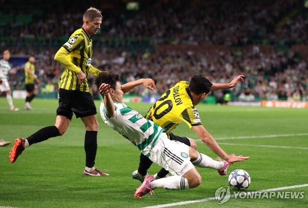 “공 점유율 75%에도 득점 실패”…양현준, 셀틱 UCL PO 1차전 무득점 무승부 / 연합뉴스