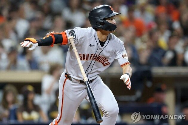“9경기 연속 안타”…이정후, 샌프란시스코 타선 이끌며 타율 0.262 / 연합뉴스
