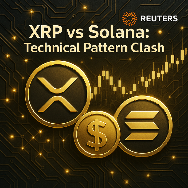 리플 XRP, 솔라나 기술 패턴 격돌