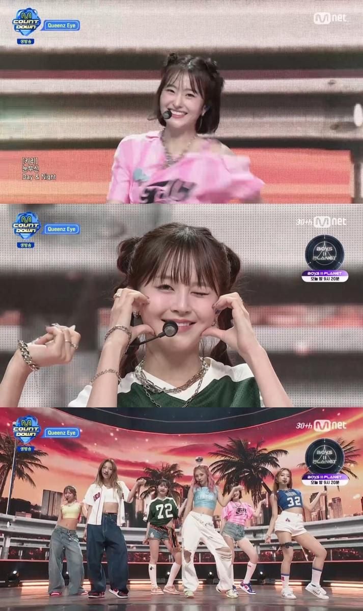 “썸머퀸의 설렘”…퀸즈아이, ‘엠카운트다운’서 ‘Feel the Vibe’로 활약→신선한 시작 / Mnet