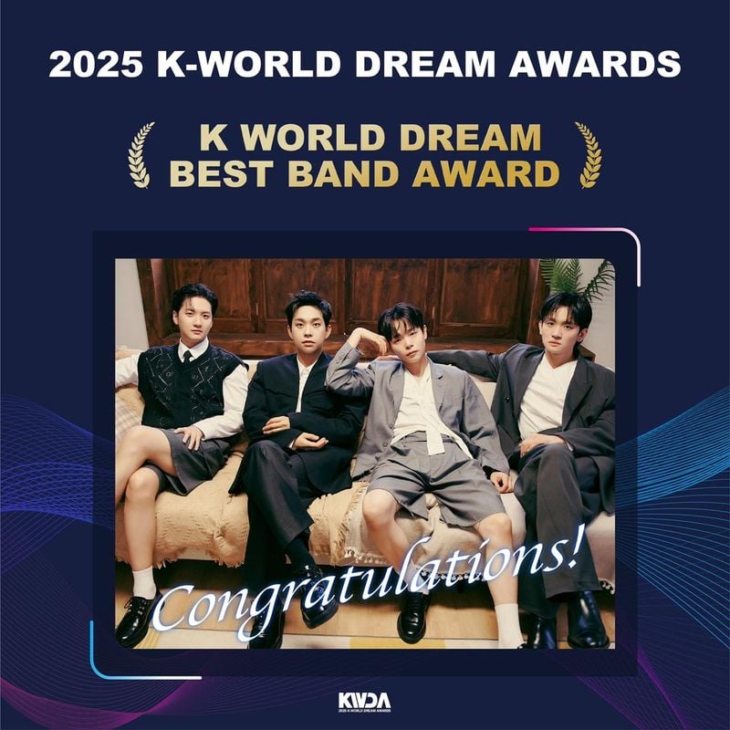 “루시, K-밴드의 중심 증명하다”…‘2025 케이 월드 드림 어워즈’ → 베스트 밴드 아티스트상 영예