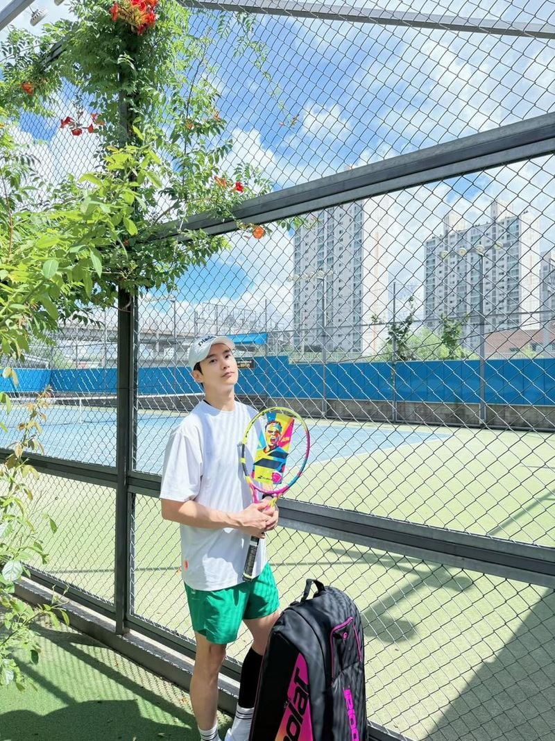 “새로워진 마음으로”…최웅, 뜨거운 여름 테니스→도전 의지 선명 / 배우 최웅 인스타그램