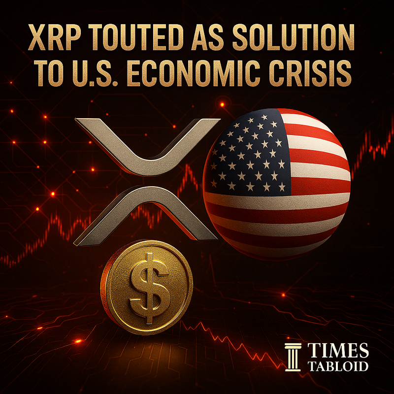 리플 XRP, 미국 경제 위기 대안으로 부상 주장