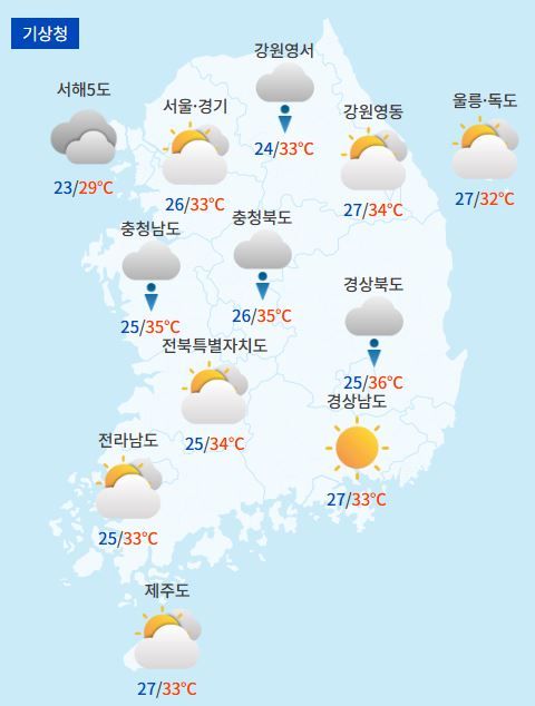전국날씨예보 / 케이웨더