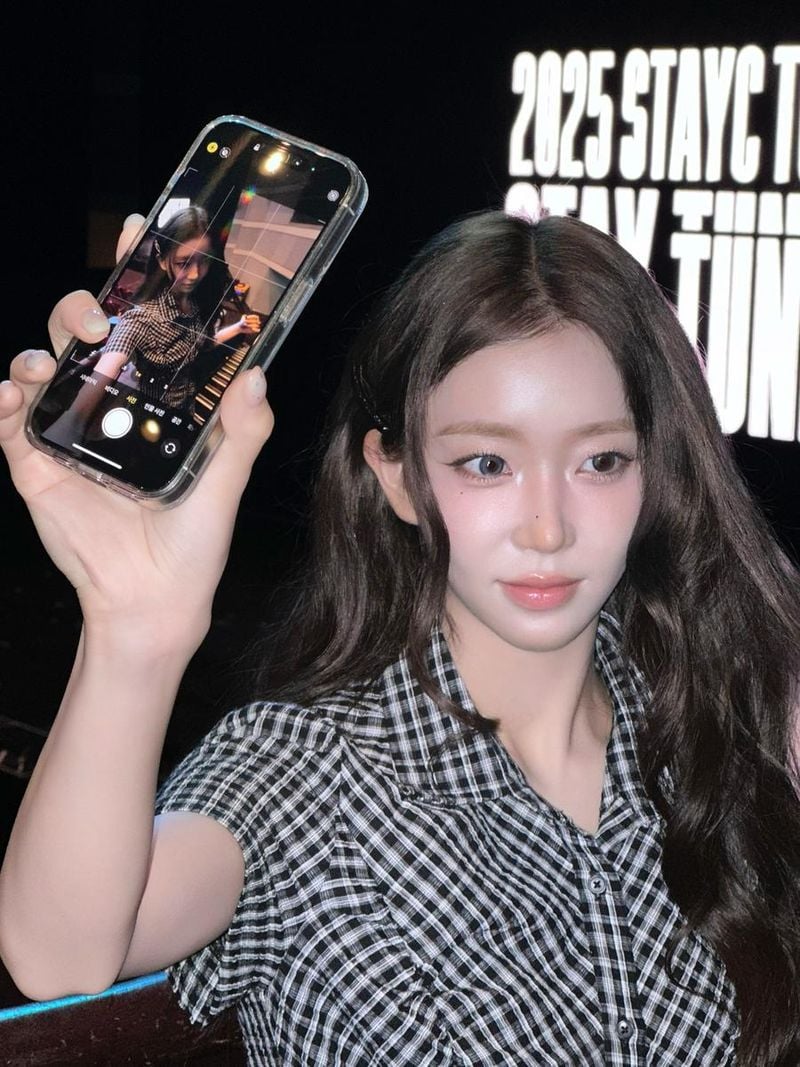 “많이 보고 싶었어요”…수민, 무대 뒤 반짝임→여름밤 셀카 속 전율 / 걸그룹 스테이씨 수민 인스타그램