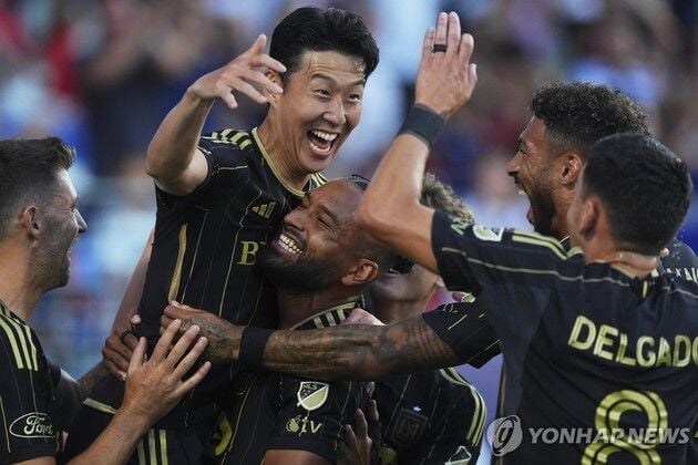 “프리킥 데뷔골 폭발”…손흥민, MLS 데뷔 3경기 만에 1골 1도움 / 연합뉴스