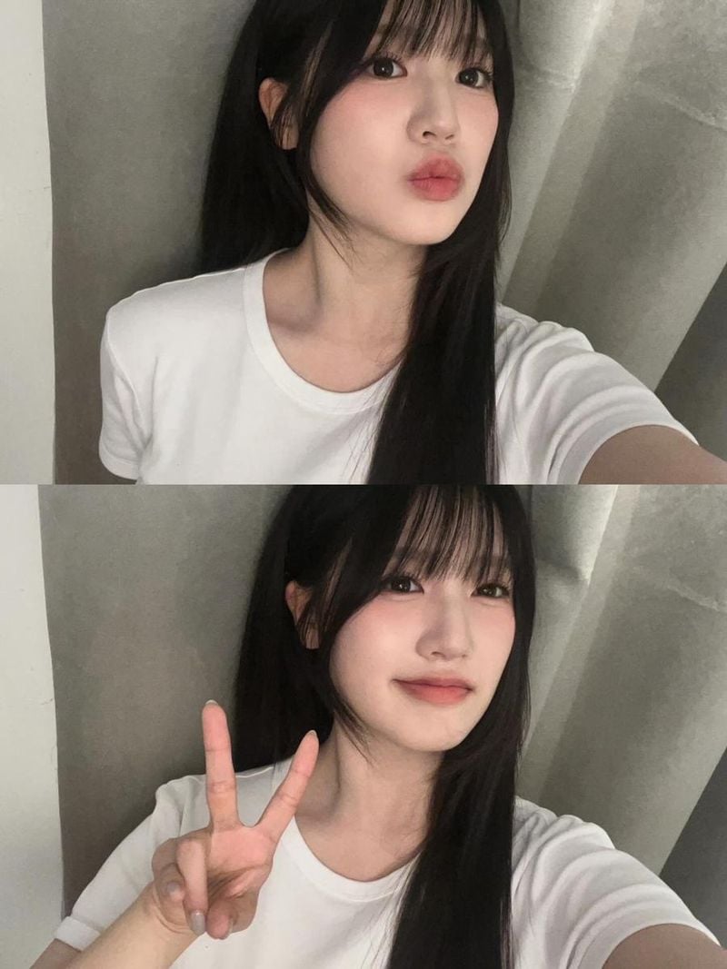 “I love you so much”…안서연, 담백한 미소→청순한 반전 / 걸그룹 첫사랑 안서연 인스타그램