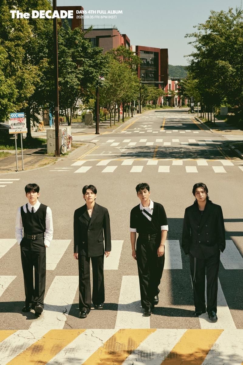 “DAY6, 고양종합운동장 단독 입성”…‘The DECADE’ 정규 4집→클래식의 귀환 / JYP엔터테인먼트