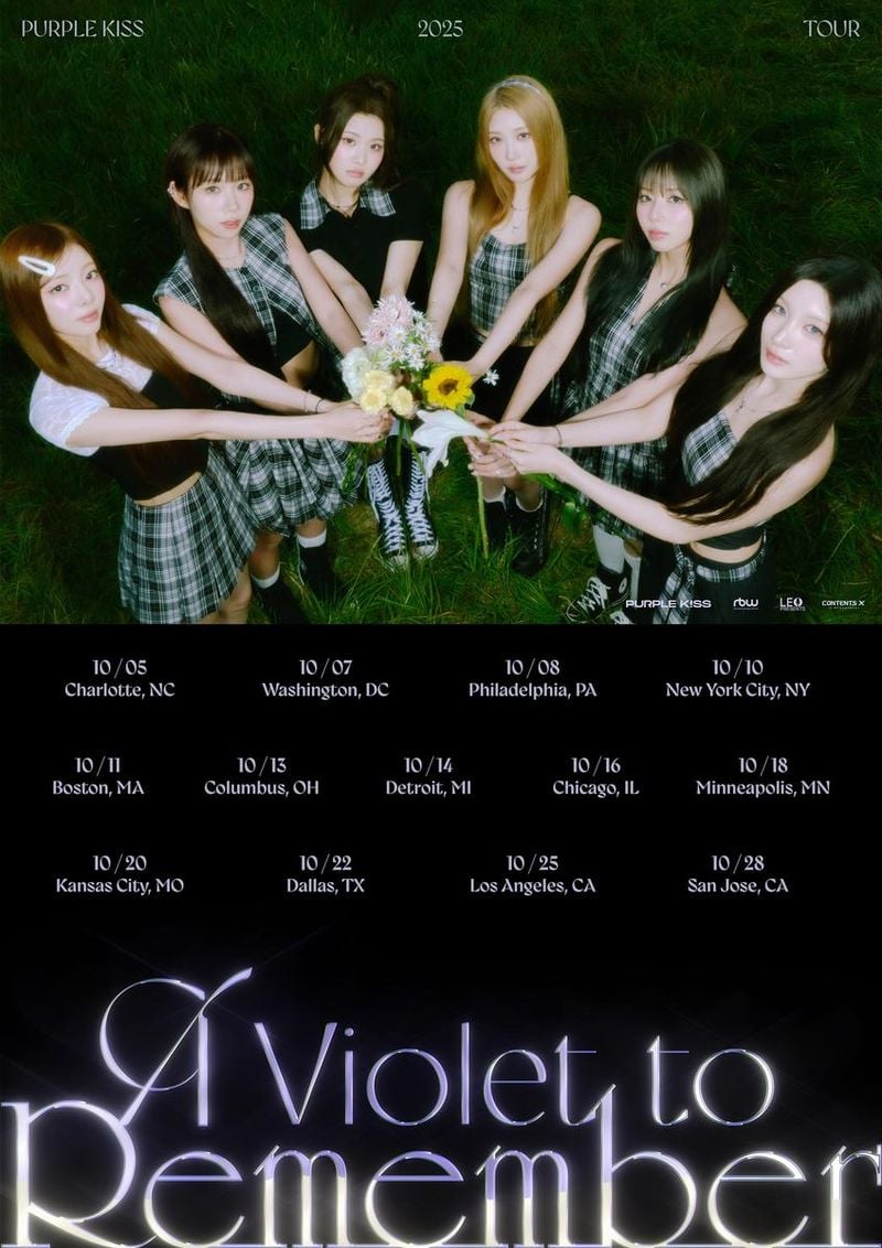 “퍼플키스, 보랏빛 물결로 미주 13개 도시 달군다”…‘A Violet to Remember’ 투어→글로벌 팬 설렘 / 알비더블유