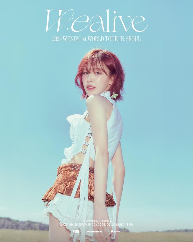 “빛이 내리던 오후”…웬디, 쨍한 여름 아래→월드투어 설렘 포착 / 걸그룹 레드벨벳 웬디 손승완 인스타그램