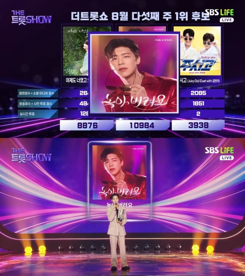“2주 연속 정점”…박지현, ‘더 트롯쇼’서 신곡 ‘녹아 버려요’로 트롯 왕좌→명예의 전당 눈앞 / SBS Life