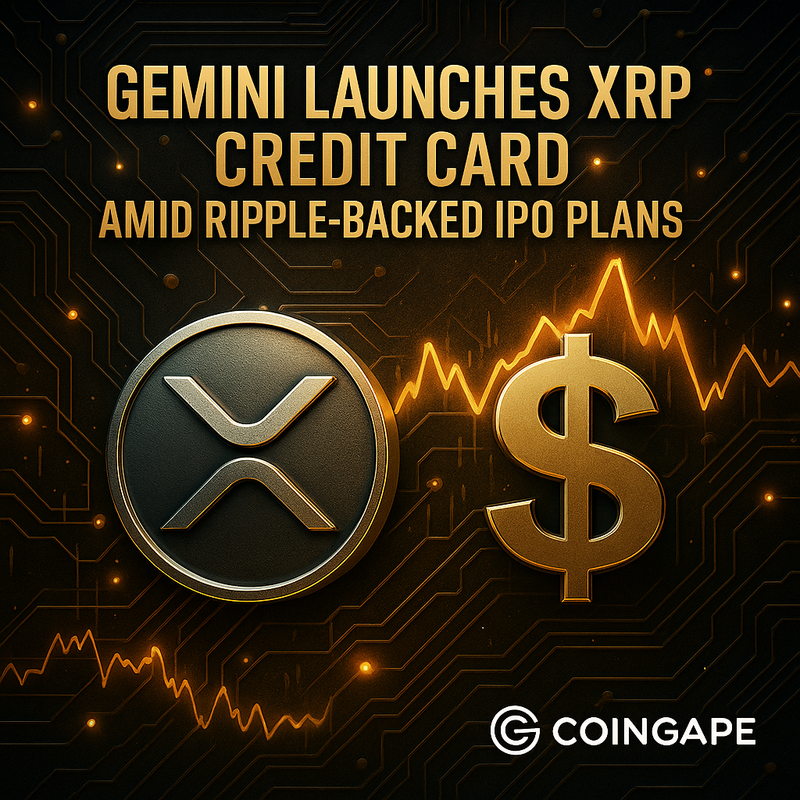 제미니, 리플 XRP 신용카드 출시