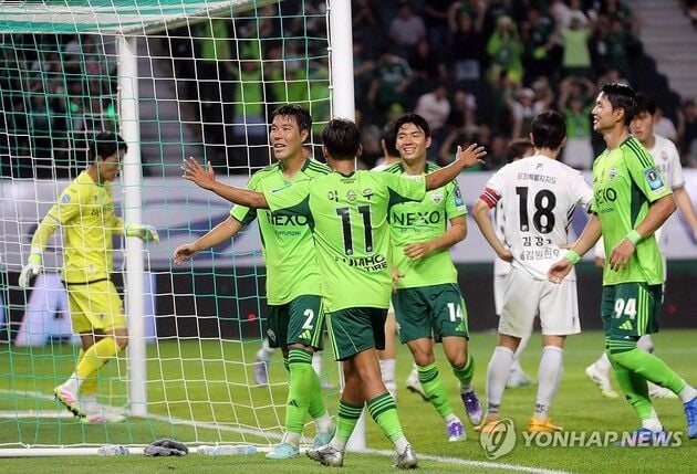 “1-1 접전”…전북, 강원 원정서 코리아컵 결승 도전 / 연합뉴스