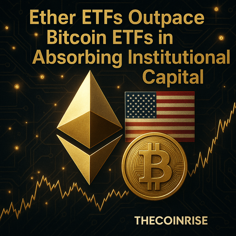 이더리움 ETF, 비트코인 ETF 압도하며 기관 자금 흡수 가속화