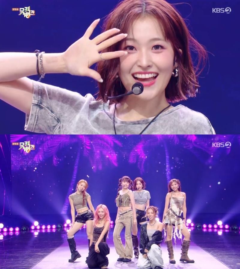“청춘의 여름 시작됐다”…퀸즈아이, ‘뮤직뱅크’서 ‘ACHA!’ 무대→순수 매력 빛났다