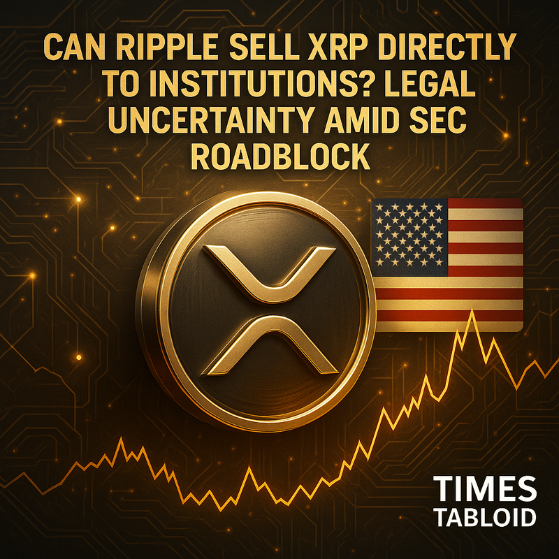 리플 XRP 기관 판매, 법적 불확실성 속 SEC 제동 변수