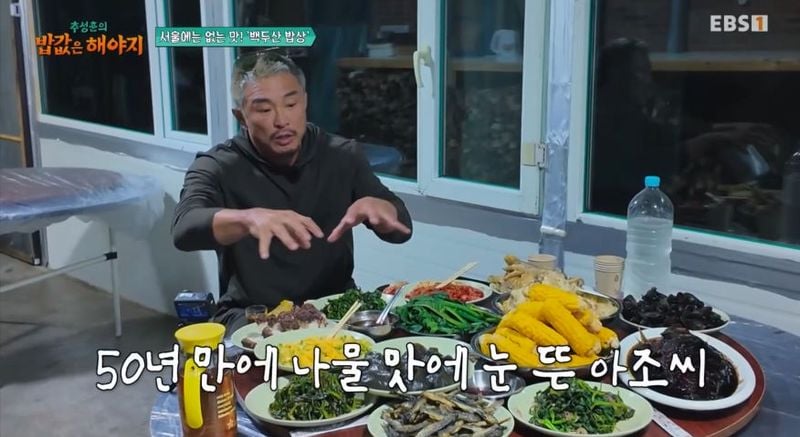 EBS1, ENA ‘추성훈의 밥값은 해야지’ 방송 캡처