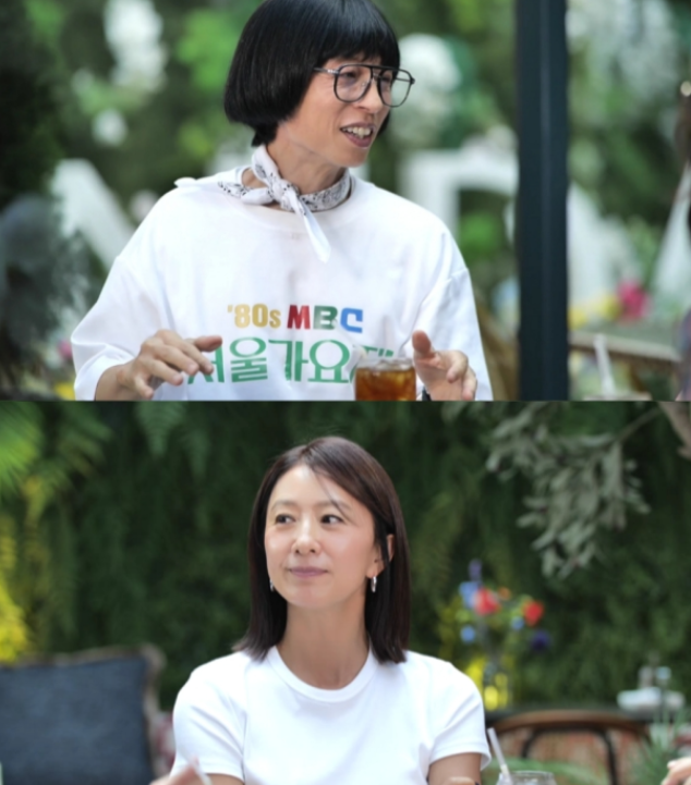 “유재석, 김희애와 하하 친밀 현장”...세 사람 어른의 장난스런 질투 → 예능의 묘한 긴장감