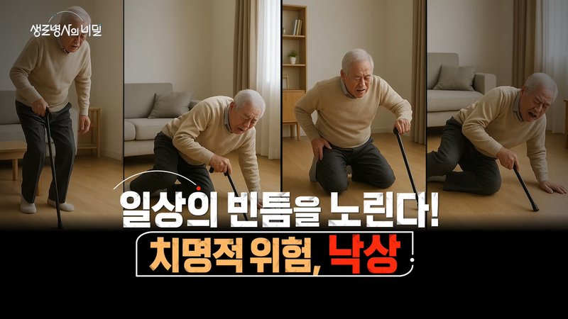 “집안에서 시작된 위기”…‘생로병사의 비밀’ 낙상 피해자 증언→골든타임의 경고 / KBS
