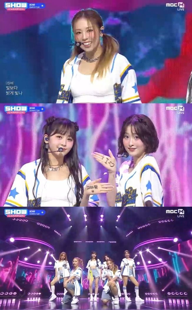 “여섯 멤버의 청량 쿨한 무대”…퀸즈아이, ‘쇼! 챔피언’서 ‘ACHA!’로 완벽 매력→음악방송 활동 마무리