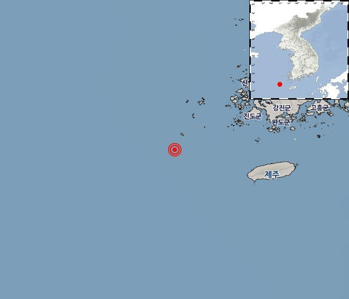 전남 신안군 흑산도 해역에서 규모 2.2 지진 발생…복합 지진재난 대비 필요성 제기 / 기상청