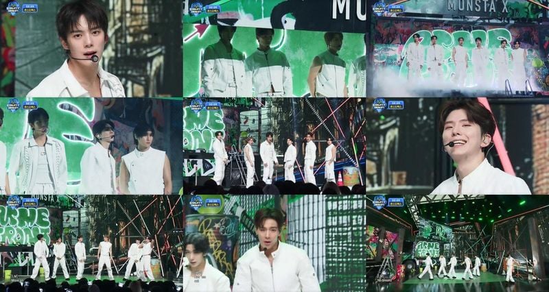 “몬스타엑스, 완전체의 저력”…‘엔 더 프론트’로 음방 장악→오늘 ‘뮤직뱅크’ 출격 / 스타쉽엔터테인먼트