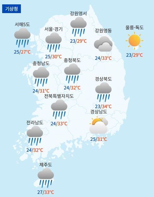 전국날씨예보 / 케이웨더
