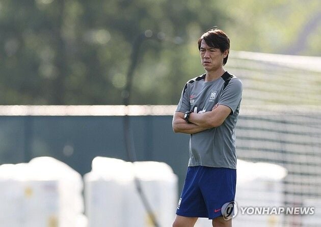 “전술·결과 모두 집중”…홍명보 감독, 미국전 앞두고 각오 밝혀 / 연합뉴스