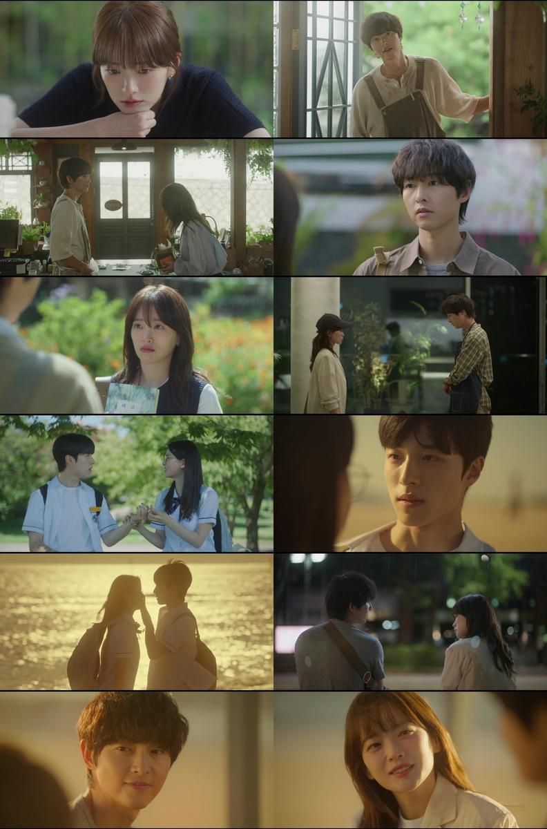 “첫사랑의 기억은 항상 반짝인다”…송중기·천우희, ‘마이 유스’서 다시 써내려간 재회의 순간→금요일 밤 감성 폭발 / JTBC