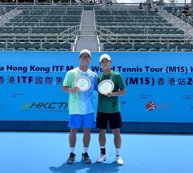 “스트레이트 승리”…이덕희-오찬영, ITF 홍콩 복식 정상 등극 / 연합뉴스