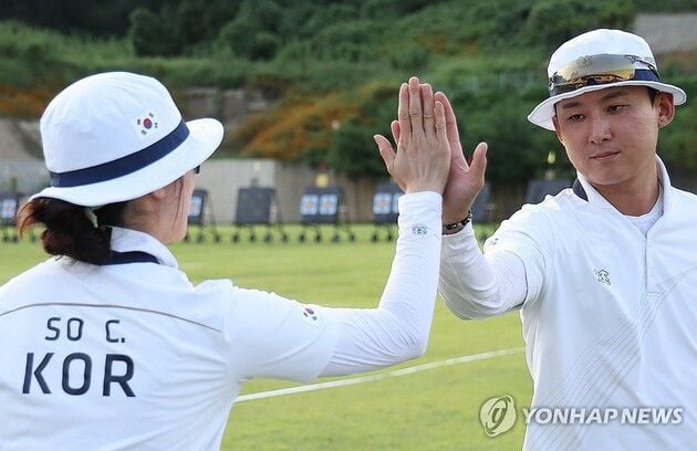 “1점 차로 8강 좌절”…김종호, 컴파운드 단체전 아쉬운 탈락 / 연합뉴스