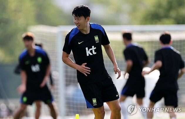 “손흥민 1골 1도움”…홍명보호, 미국 상대로 전반 2-0 리드 / 연합뉴스