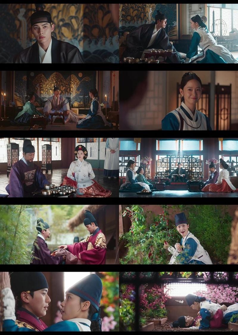 “봄바람에 흔들린 마음”…임윤아·이채민, ‘폭군의 셰프’서 설렘 가득 로맨스→관계 변곡점 예고 / tvN
