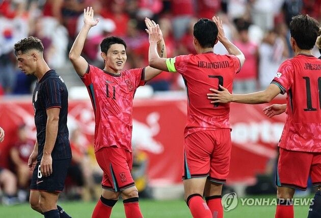 “왼발 추가골 작렬”…이동경, 미국전 득점 2개월 만에 A매치 3호골 / 연합뉴스