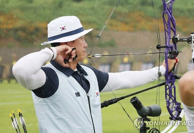 “막판 한발 차 승리”…최용희, 광주 세계양궁선수권 컴파운드 16강 진출 / 연합뉴스