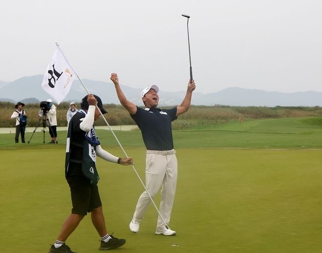 “최종합계 26언더파”…문도엽, KPGA 파운더스컵 시즌 2승 달성 / 연합뉴스